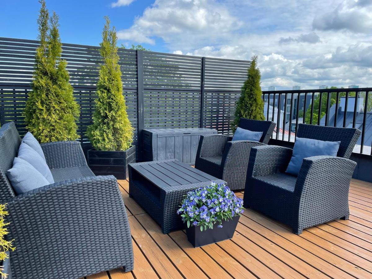 City Terrace Apartment Avangard - Large Private Roof Terrace Talin Exterior foto